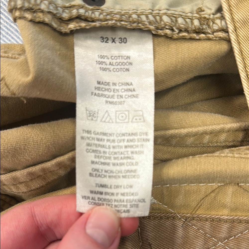 Men’s UnionBay Straight Cut Tan Pants - Picture 5 of 5